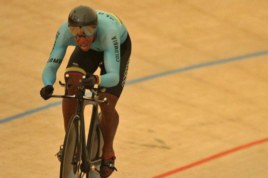 El corredor vallecaucano Kevin Quintero. / Cortesía Fedeciclismo