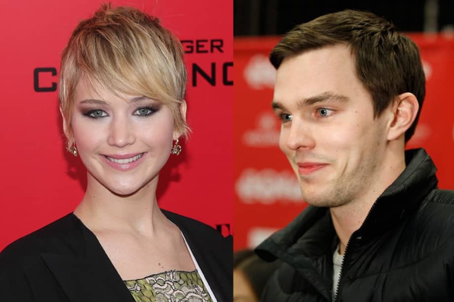 Jennifer Lawrence y Nicholas Hoult.