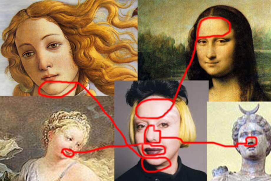 Escribe Gonçalo Tavares que Orlan, la artista de mil facetas "hizo esto: tomaba medidas, pero no usaba cinta métrica ni unidades universales. Medía las cosas según su propio tamaño. Se acostaba en el suelo y marcaba con una línea sus pies y con otra su cabeza. Midió de esta manera el Guggenheim y el Pompidou". Cortesía