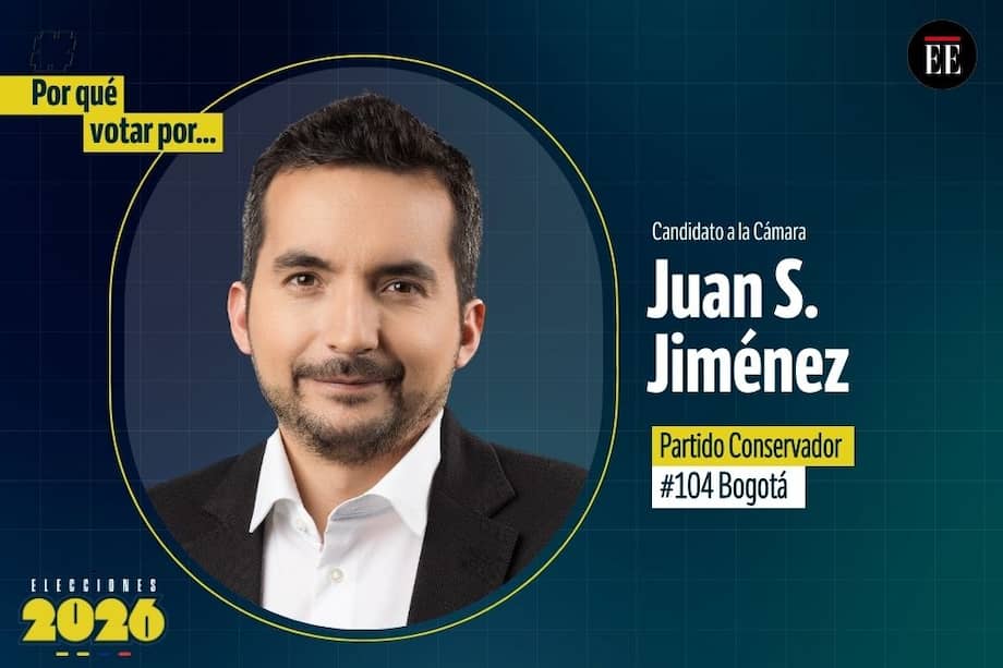 Por qué votar por Juan Sebastián Jiménez, candidato a la Cámara.