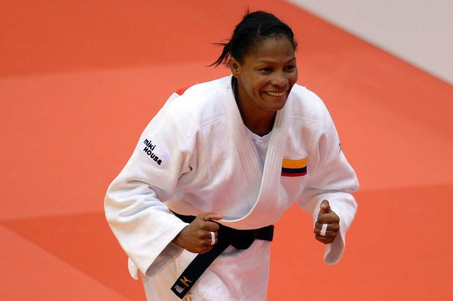 Yuri Alvear, la mejor judoca colombiana de la historia, nació en Jamundí hace 30 años. / AFP