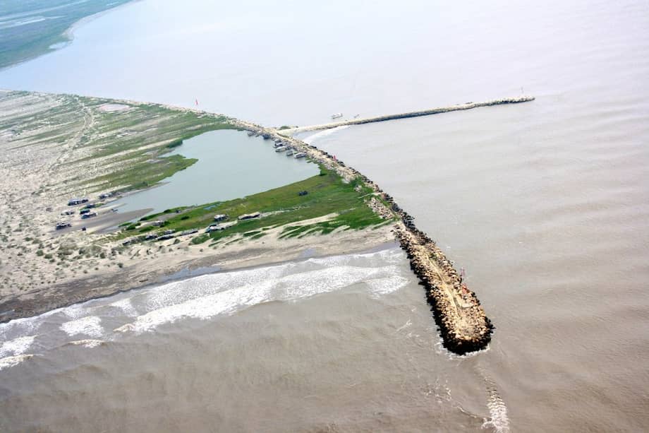 La mezcla de agua dulce y salada en la desembocadura del río Magdalena podría aportar 10% de la electricidad del país. / Uninorte.
