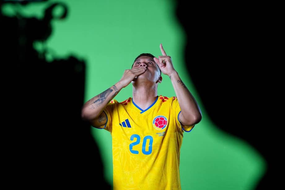 Juan Fernando Quintero (20) durante el Media Day de la selección de Colombia en la Copa Mundial de la FIFA Norteamérica 2026.