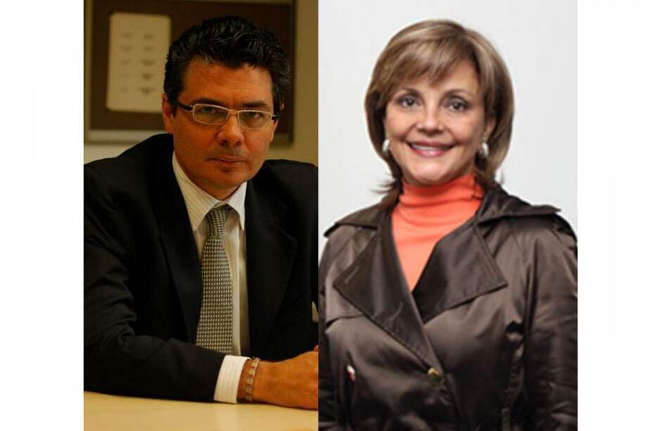 Los ministros Alejandro Gaviria y María Fernanda Campo