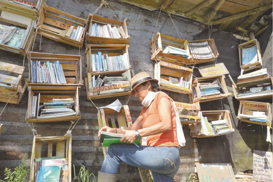 Consuelo Cendales es la creadora de este espacio cultural y lúdico para niños y adultos. Ella espera que su proyecto siga creciendo. / Juan Carlos Escobar