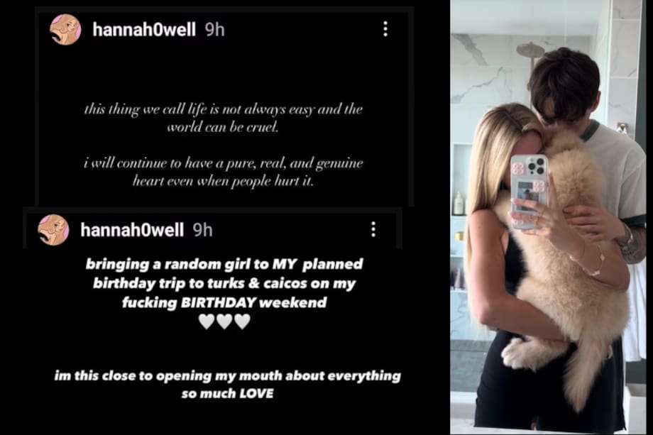 Estos fueron los mensajes que Hannah Howell compartió tras la ruptura con Peso Pluma.