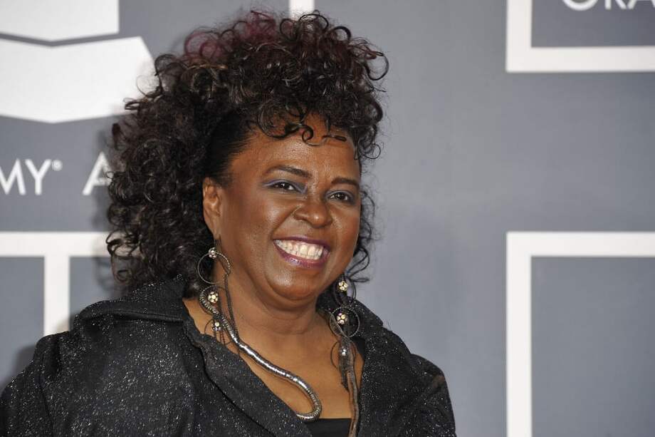 Betty Wright en la alfombra roja de los Premios Grammy de 2012. / AFP