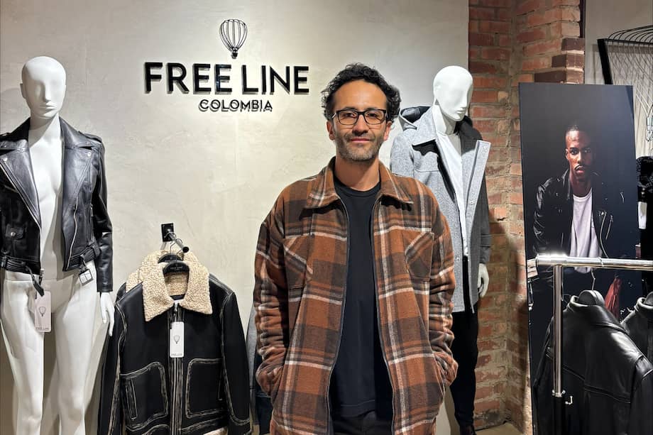 Él es Roberto Morales, el emprendedor detrás de la marca de moda "Free Line".