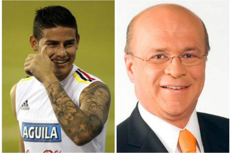 El encuentro entre James Rodríguez y Carlos Antonio Vélez