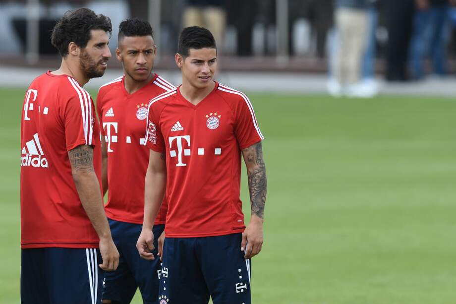 James Rodríguez jugará este sábado 45 minutos en la Telekom Cup. / AFP