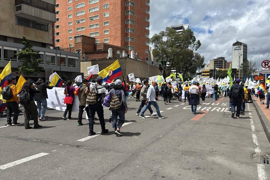 Así avanzan las movilizaciones en el Día del Trabajo este 1° de mayo.