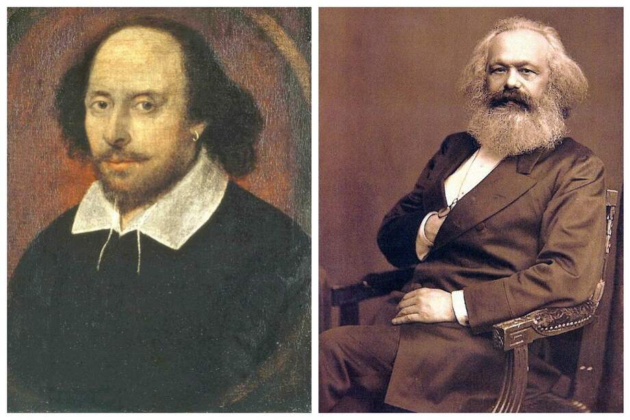 william shakespeare y Karl Marx. / william shakespeare y Karl Marx.