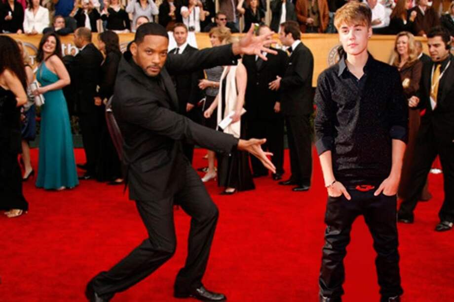 Will Smith y Justin Bieber.