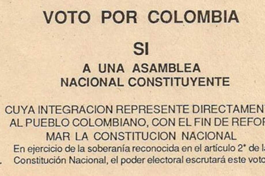 "La séptima papeleta buscó promover el voto por la constituyente como el camino para transformar el país”./ Foto: Archivo