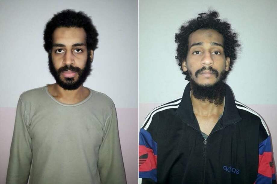Alexanda Kotey y Shafee Elsheikh son acusados de pertenecer al Estado Islámico y de asesinar rehenes en su nombre.