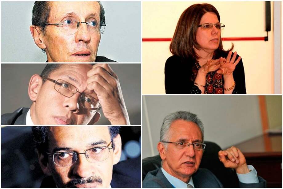 Antonio Navarro Wolff, Eduardo Noriega, Guillermo Asprilla, María Mercedes Maldonado y Guillermo Alfonso Jaramillo.