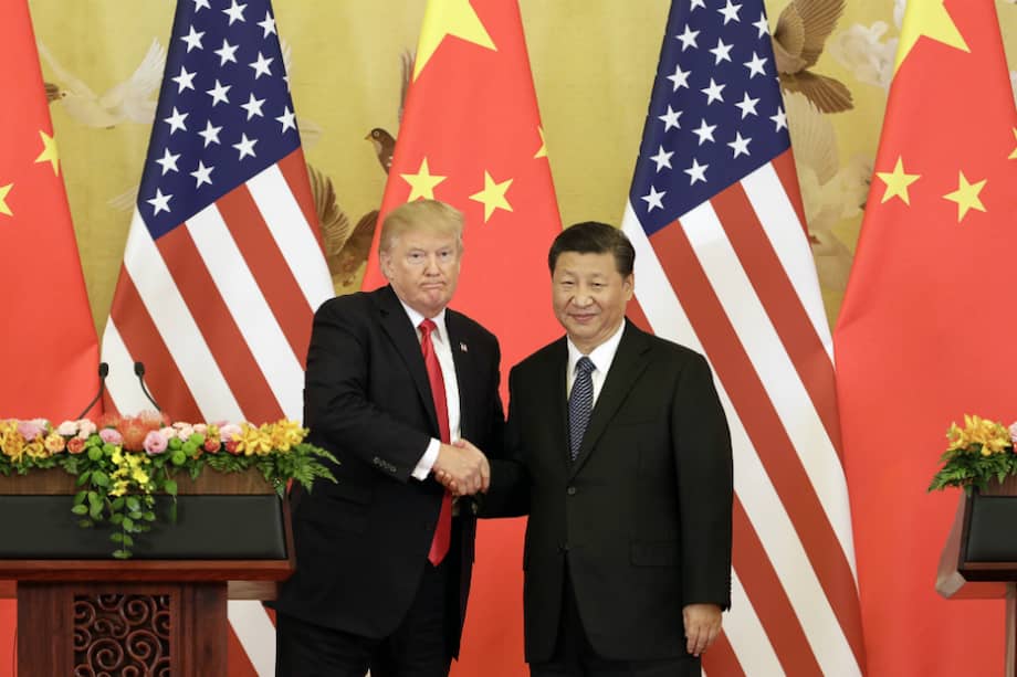 Donald Trump, presidente de EE.UU., y Xi Jinping, presidente chino. / Bloomberg