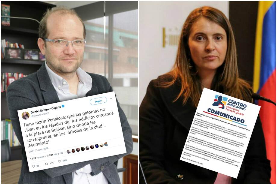 El periodista Daniel Smaper y la senadora Paloma Valencia han sostenido una dura confrontación pública.