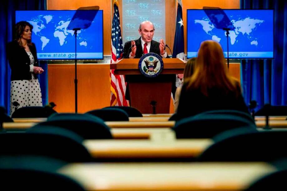 Elliot Abrams, enviado especial de EE. UU. para la crisis en Venezuela, anunció la nueva estrategia el martes en una columna de opinión. / AFP