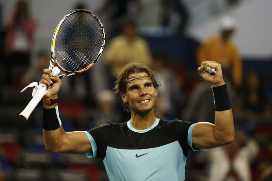 Rafael Nadal venció a Wawrinka en cuartos de final del Masters 1000 de Shanghái. Foto: AFP
