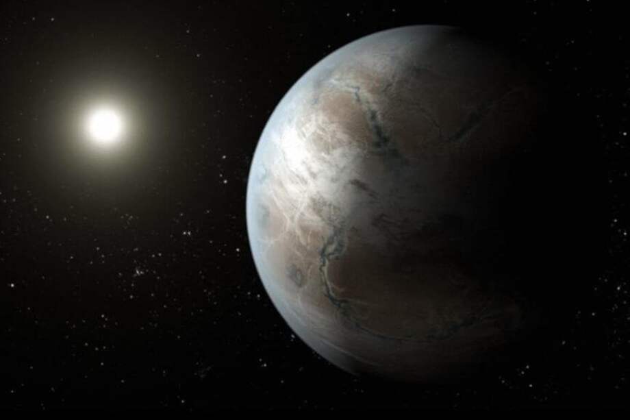 La primera exoluna en realidad sería un planeta del tamaño de Júpiter. (Representación artística del exoplaneta Kepler-452b). / NASA