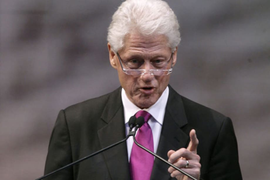 Bill Clinton se pone a dieta por sus futuros nietos