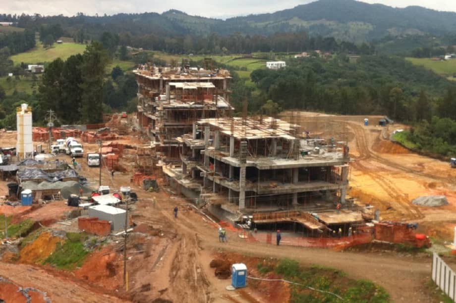 Los predios del proyecto Meritage fueron embargados por la Fiscalía el 3 de agosto de 2016. Desde ese entonces las obras están frenadas. / Archivo Particular