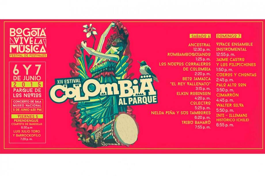 Festival Colombia al Parque, este sábado en Bogotá