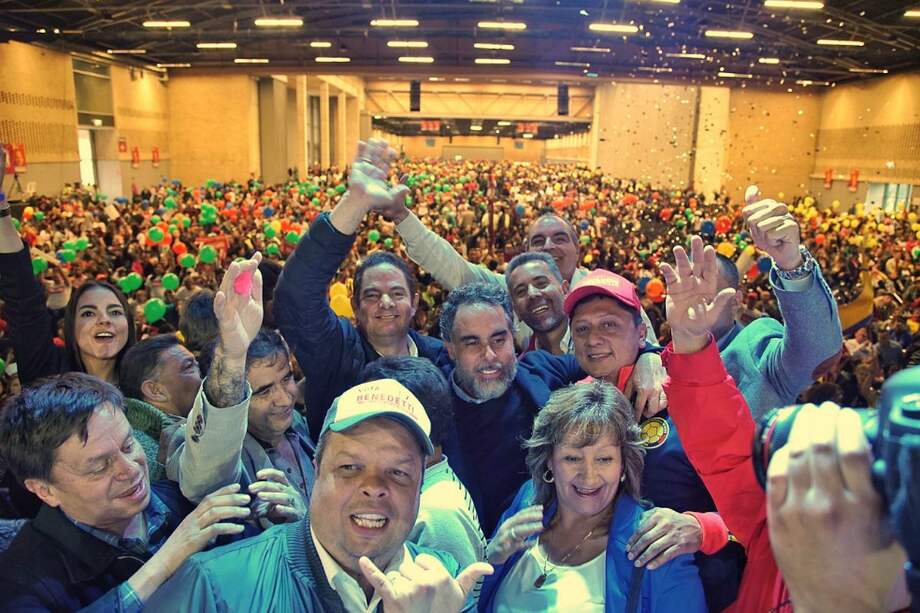 En Corferias, conmemoraron juntos el Día de la Familia. / Cortesía