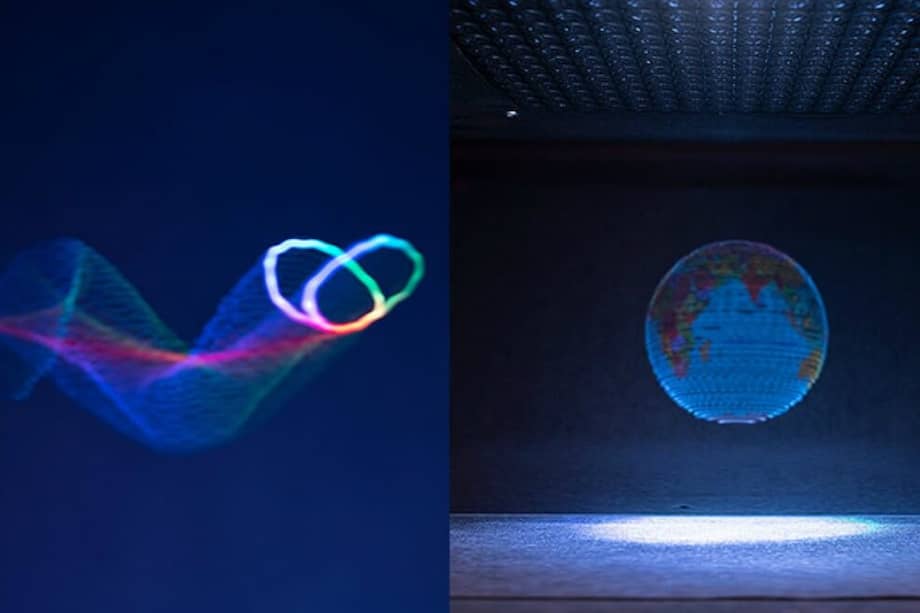 Imágenes 3D generadas con la pantalla de trampa acústica multimodal. / Agencia SINC - Eimontas Jankauskis