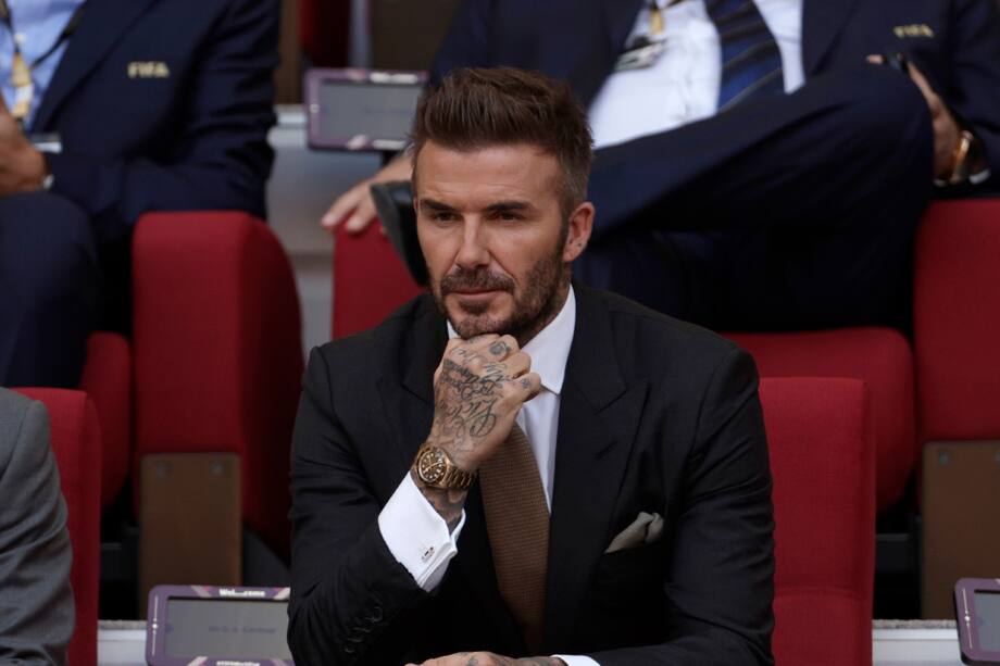 David Beckham le dio al rey Carlos III un regalo hecho por él mismo.