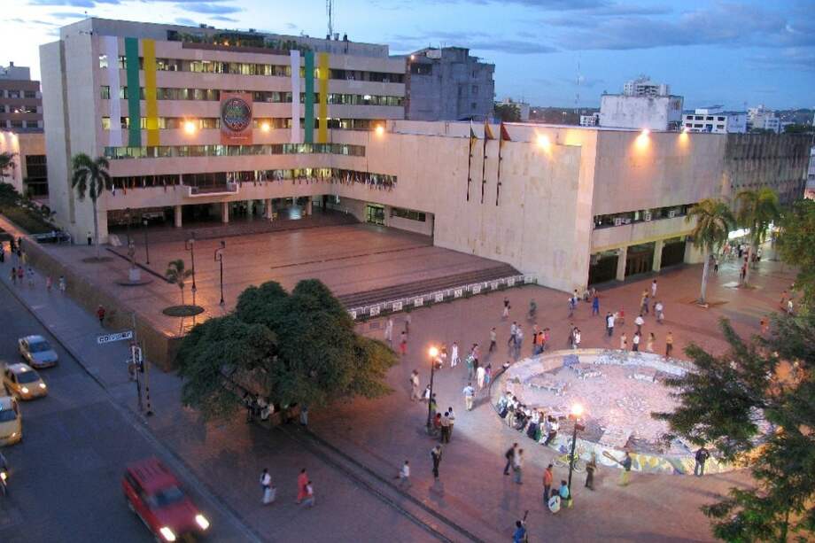 Edificio de la Gobernación del Huila en Neiva. Desde hace 20 años no se registraba un caso de rabia humana.
