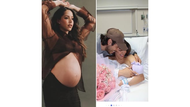Nació bebita de Silvy Araujo. "Bienvenida Olivia". Primeras imágenes