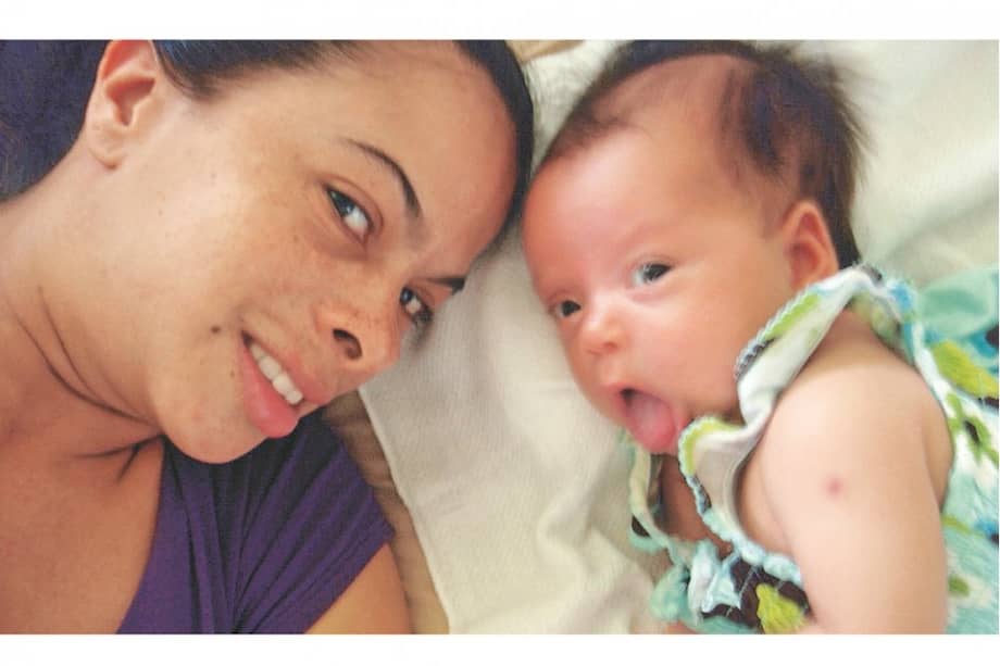 Viviam Urrego, asesinada el 31 de marzo de 2012, con su hija Sofía. / Archivo particular