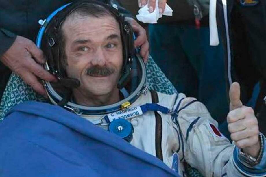 El astronauta canadiense Chris Hadfield.