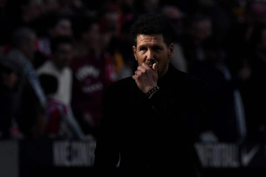 Simeone renovó con el cuadro colchonero hasta 2022. / AFP