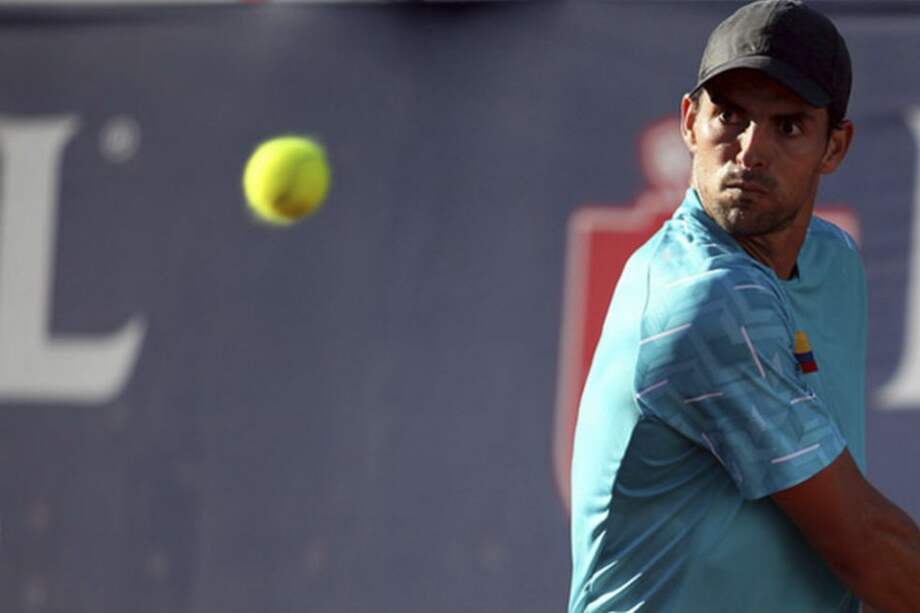 El tenista colombiano venció al español Iñigo Cervantes en Buenos Aires. Foto: AFP