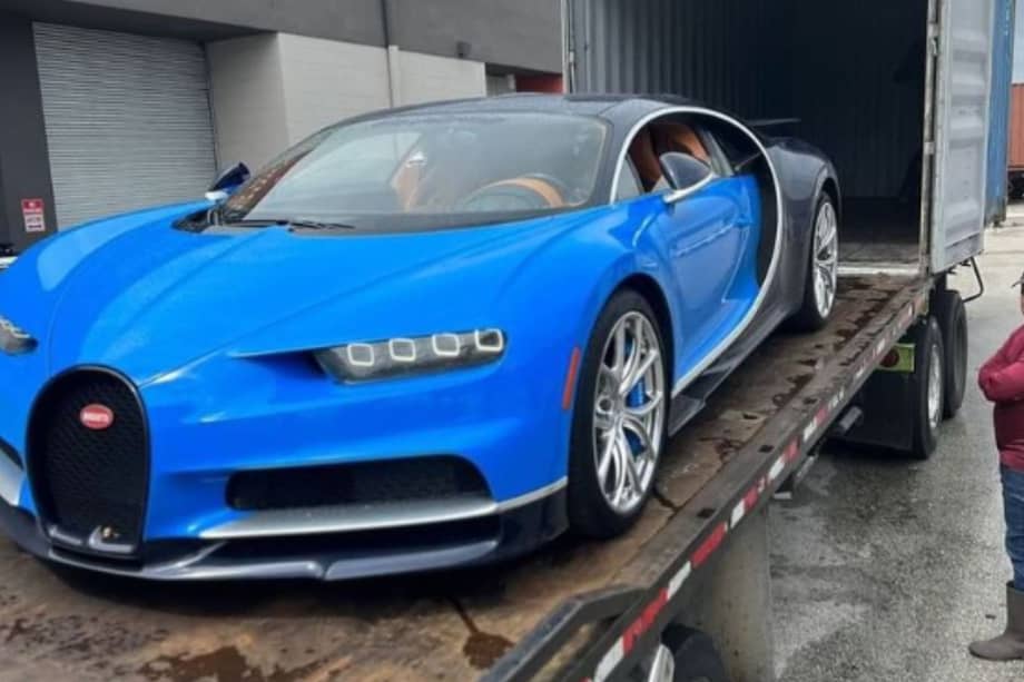 Este sería el segundo auto de lujo que llega a Colombia, después del Ferrari que trajo el cantante J Balvin.