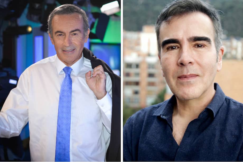 Andrés Openheimmer y Jorge Franco, los dos escritores con los que se inicia la alianza entre El Espectador, Pengüin y la librería Lerner. / Cortesía