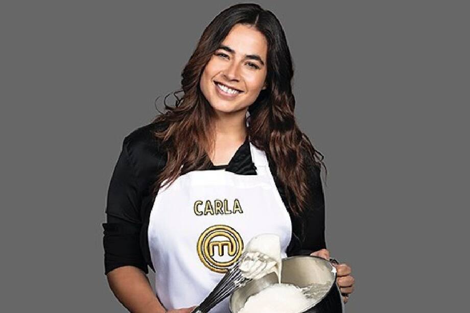 Carla Giraldo en MasterChef Celebrity.