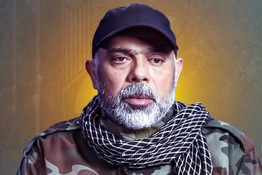 Una fotografía sin fecha proporcionada por Hezbollah Military Media muestra al jefe del Estado Mayor de Hezbolá, Haytham Ali Tabatabai.
