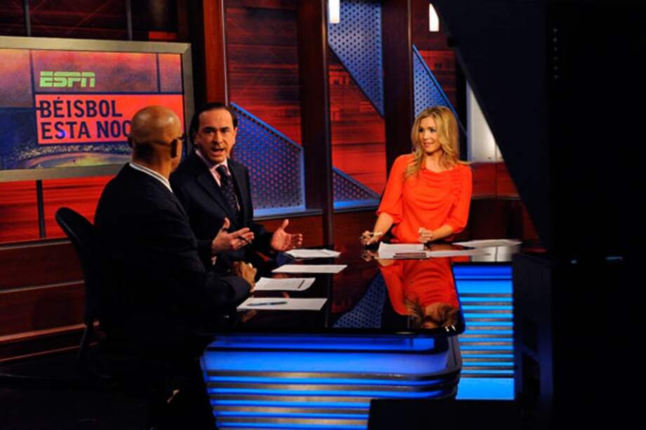 Set del programa Béisbol esta noche, con toda la actualidad de ese deporte / Tomada de http://frontrow.espn.go.com