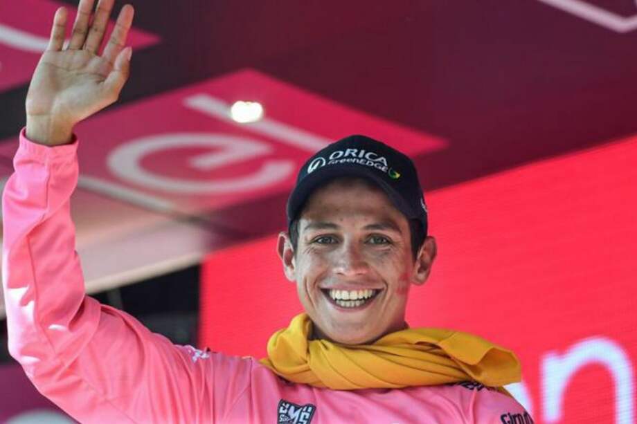 'Chavito' quedó en el segundo lugar de la general del Giro de Italia 2016. / EFE