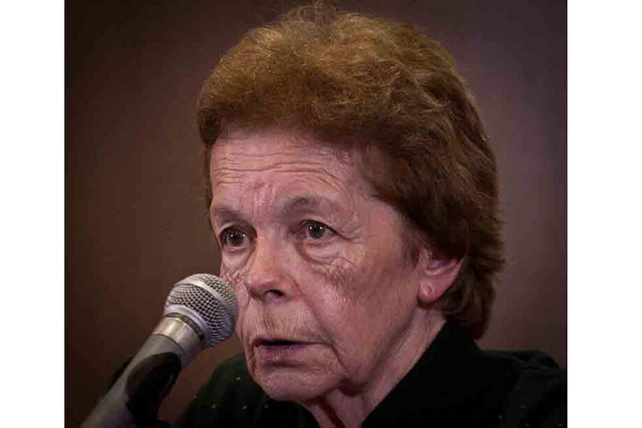 La escritora Hebe Uhart, una de las cuentistas más importantes de Argentina, según algunos críticos literarios. / Cortesía Cámara Colombiana del Libro