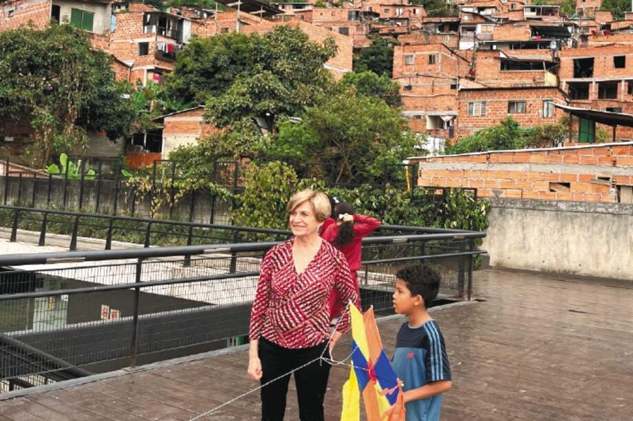 Evelyn Matthei, quien aspiró a la presidencia en 2013, estuvo en Medellín el pasado mes de agosto.