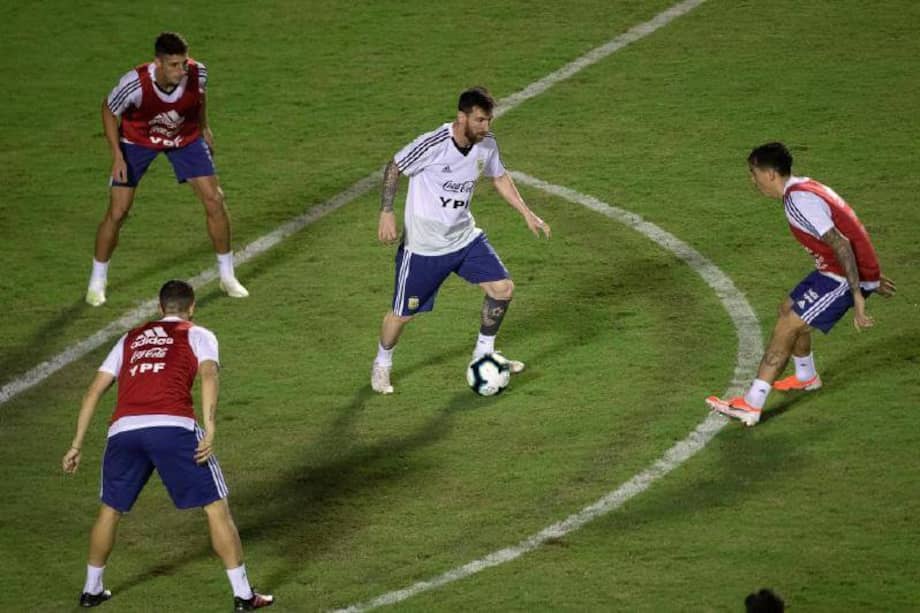 Lionel Messi intentará llegar a su tercera final consecutiva de la Copa América. / EFE