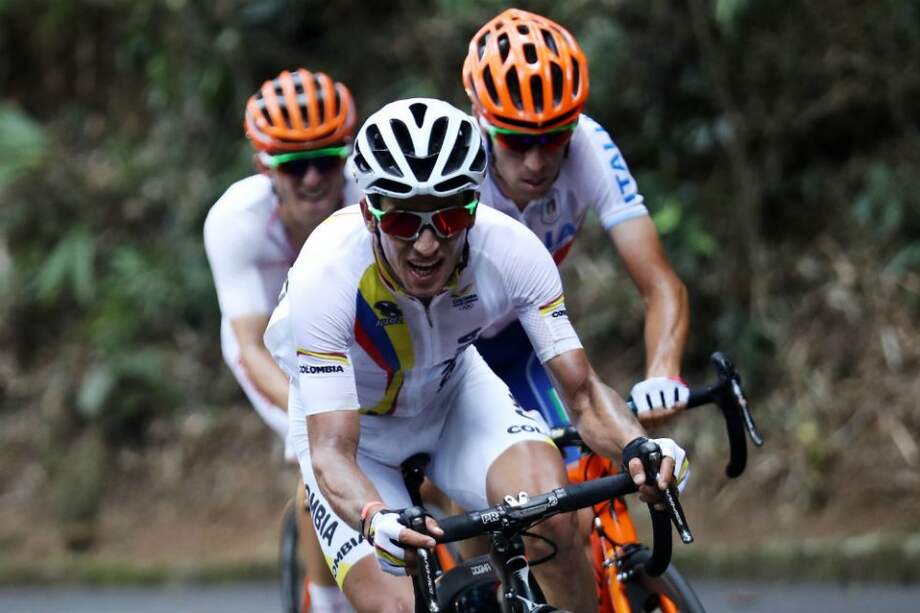 Sergio Luis Henao fue protagonista en la prueba de ruta en los Juegos Olímpicos. Foto: AFP