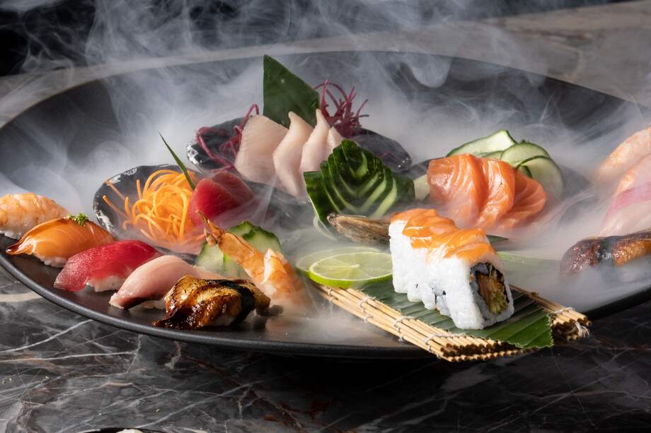 Plato de barra ofrecido en Mambo.