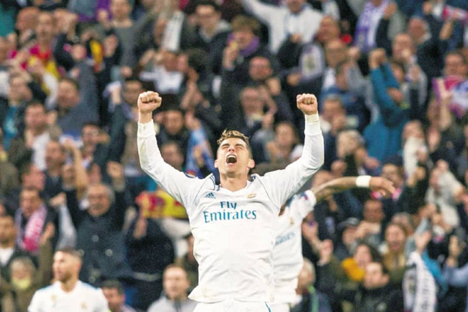 Real Madrid celebró como victoria el empate 2-2 ante el Bayern y el paso a la final de la Champions League. / EFE