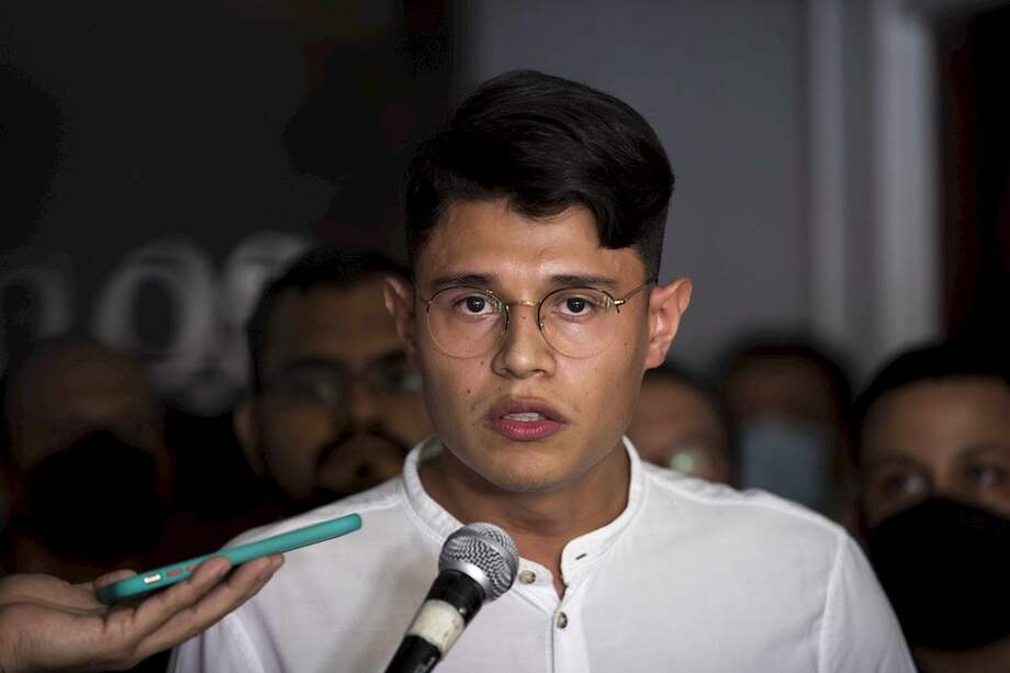 Lesther Alemán, líder estudiantil de Nicaragua.